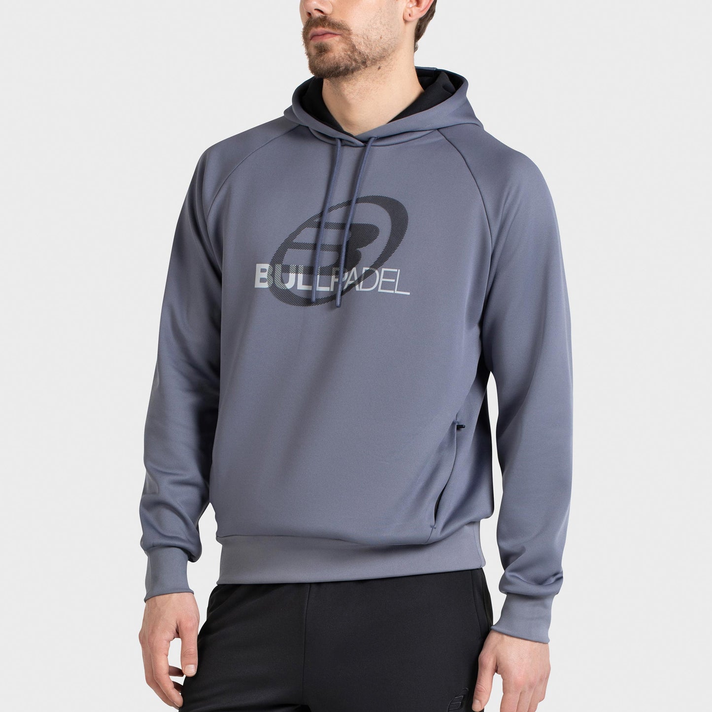Bullpadel Eira Sweater met capuchon Heren - grijs