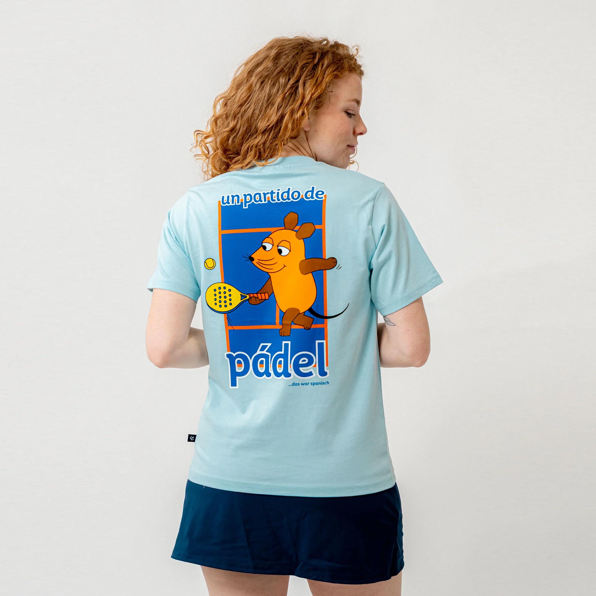 Lobster & Lemonade Maus Padel – '16 Park T-shirt Unisex - lichtblauw