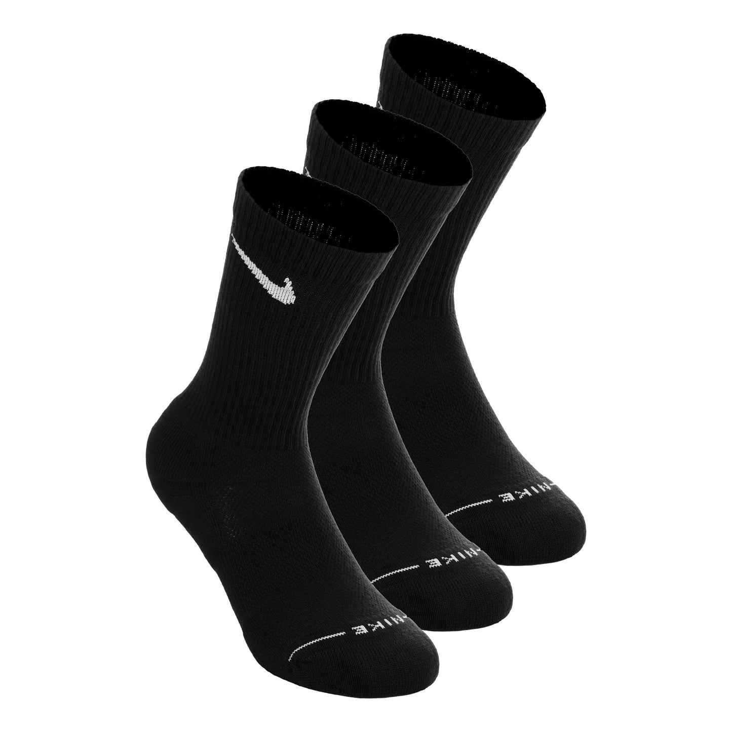 Nike Crew Tennissokken Verpakking 3 stuks Unisex - zwart