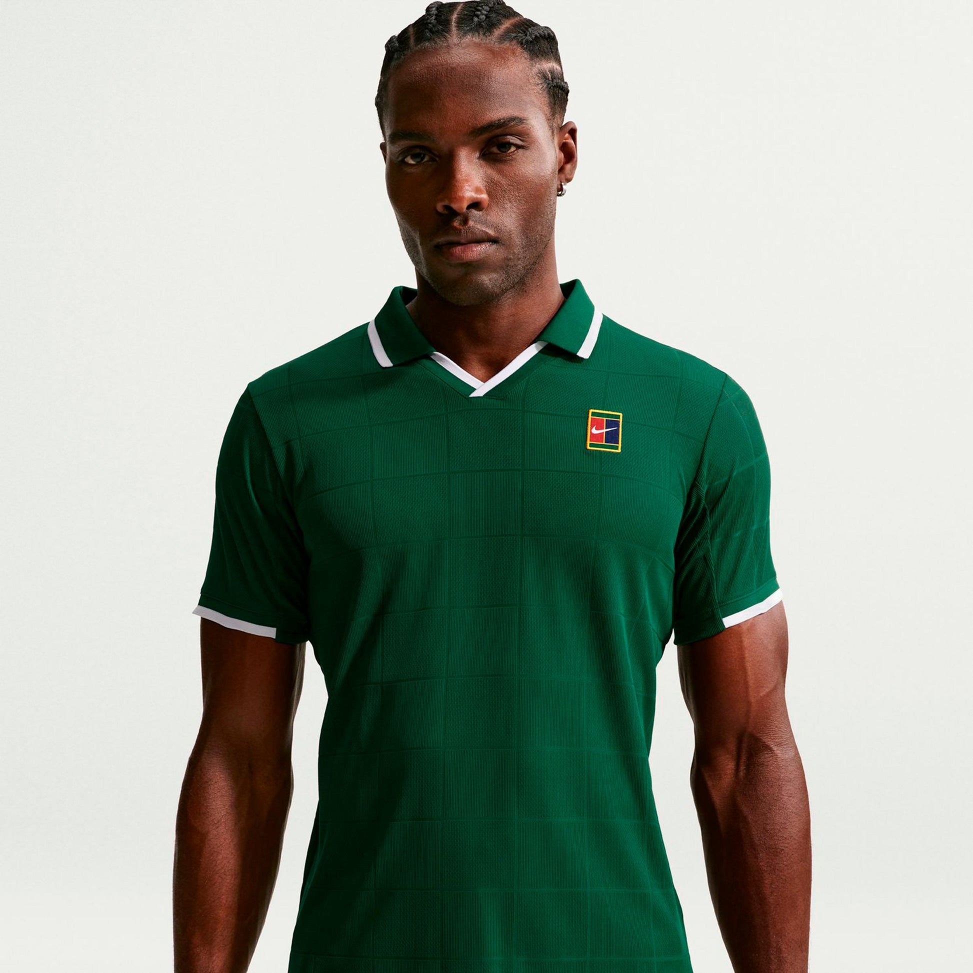 Nike Court Dri-Fit Advantage Slam Polo Heren - donkergroen