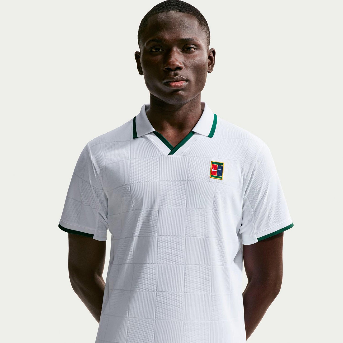 Nike Court Dri-Fit Advantage Slam Polo Heren - wit