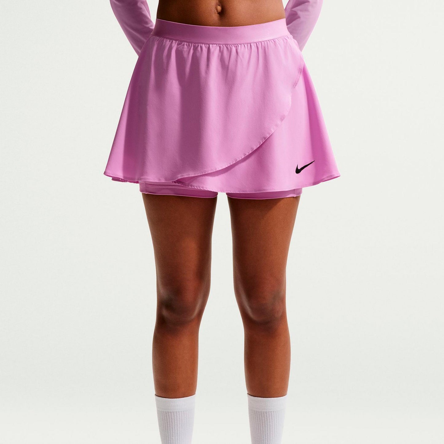 Nike Court Dri-Fit Slam High Rise Woven Rok Dames - paars