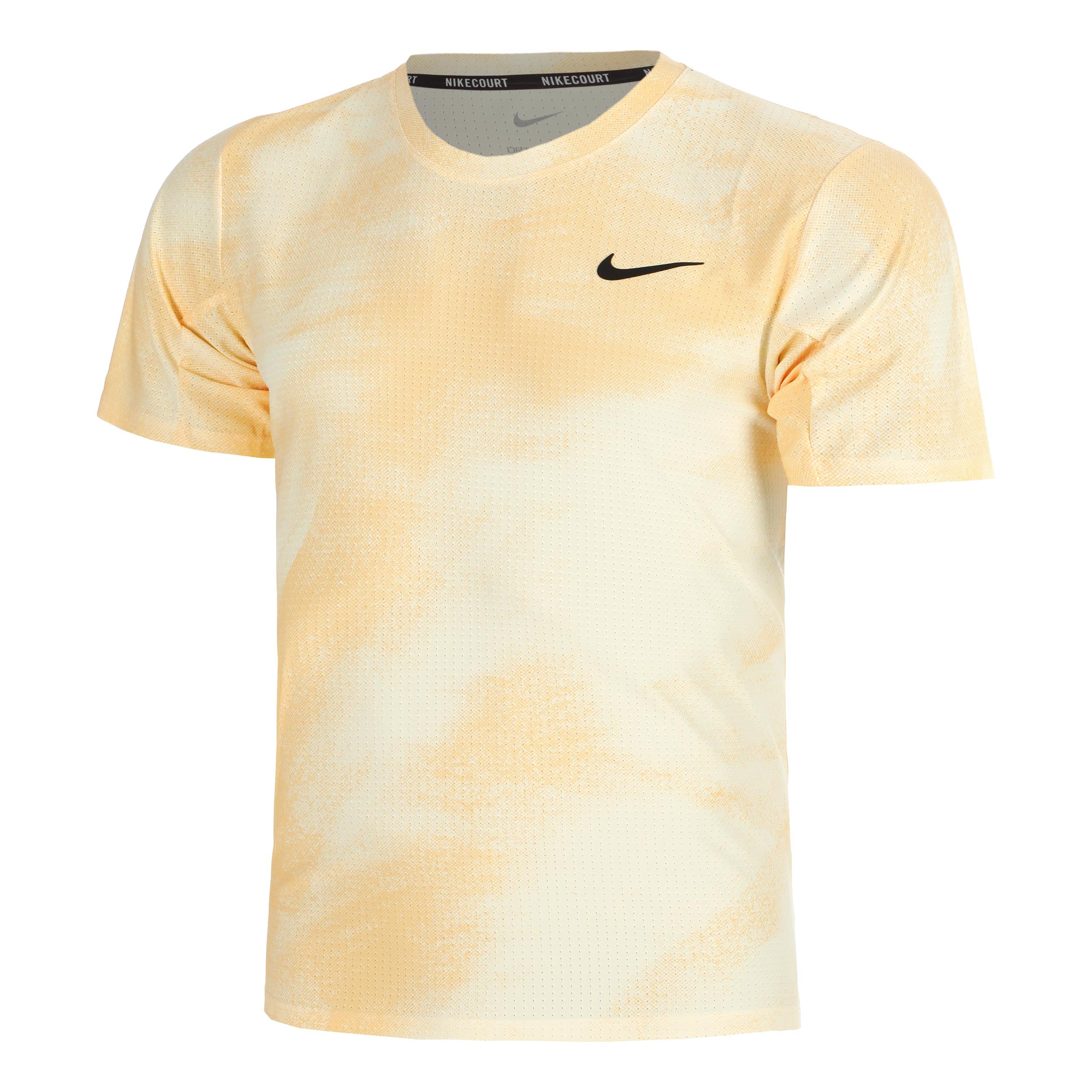 Nike Court Dri-Fit Advantage Slam T-shirt Heren - geel