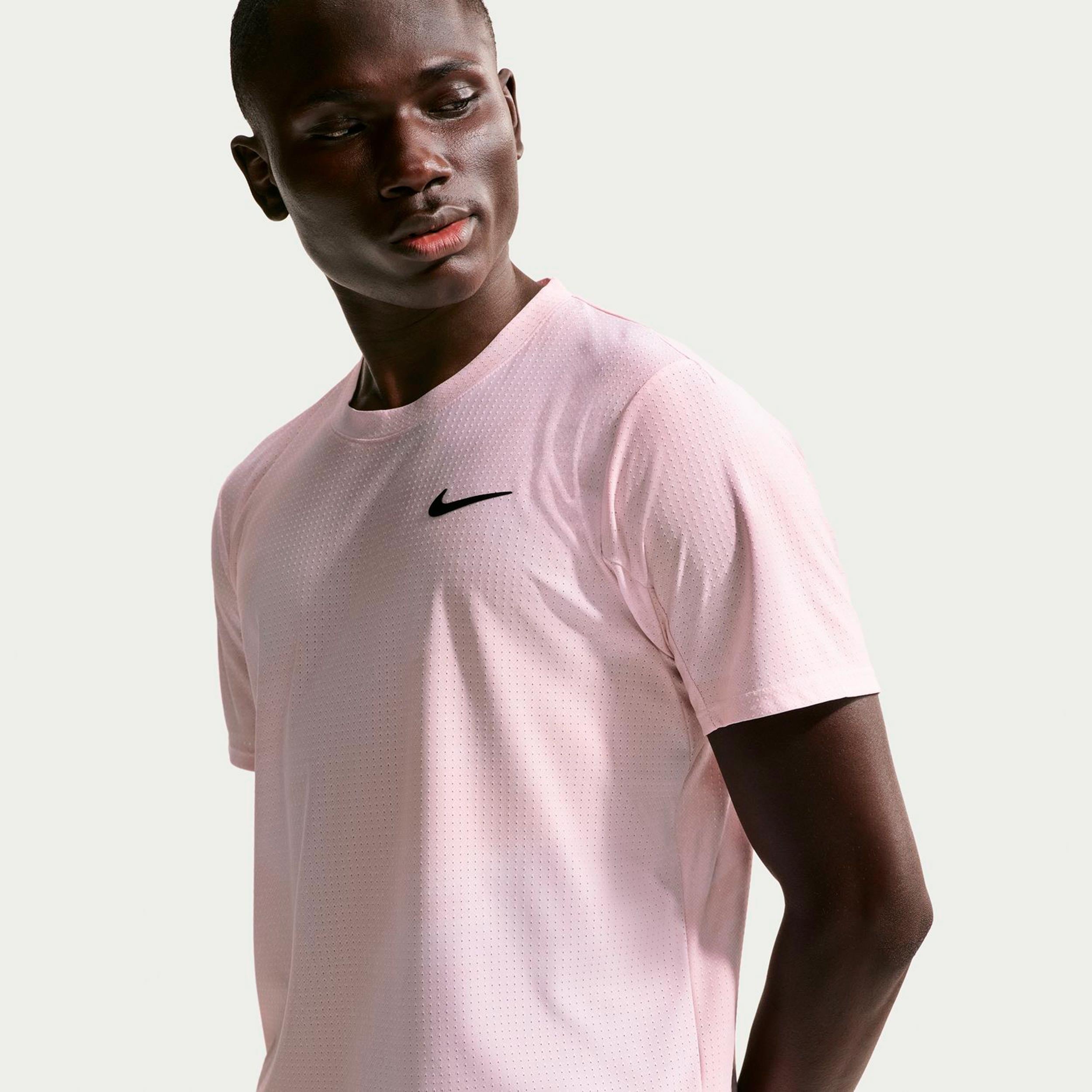 Nike Court Dri-Fit Advantage Slam T-shirt Heren - roze, oud roze