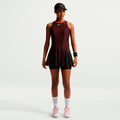 Court Slam  Robe Femmes - noir, rouge vin