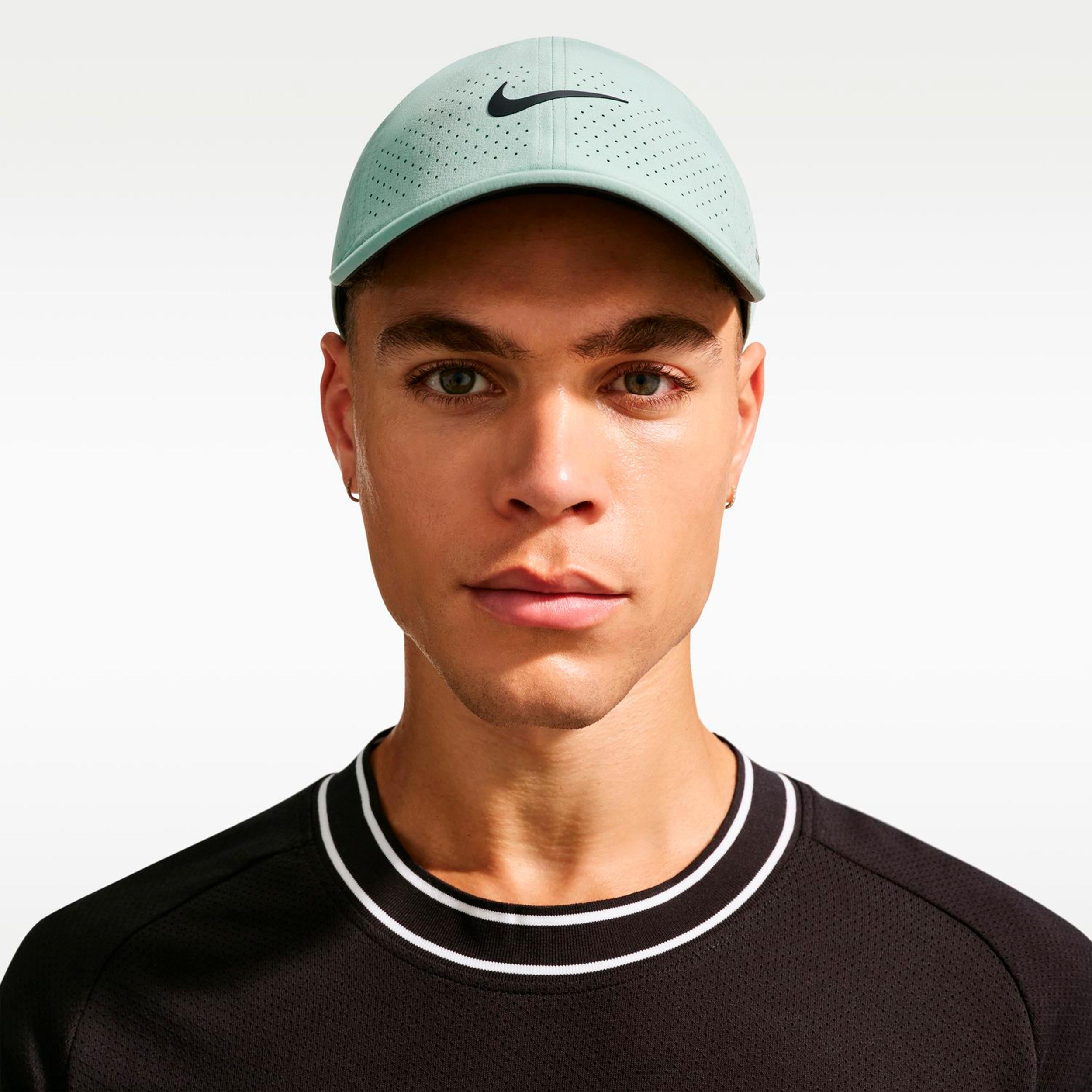 Nike Dri-Fit Advantage Club Cap Unisex - grijsgroen, zwart