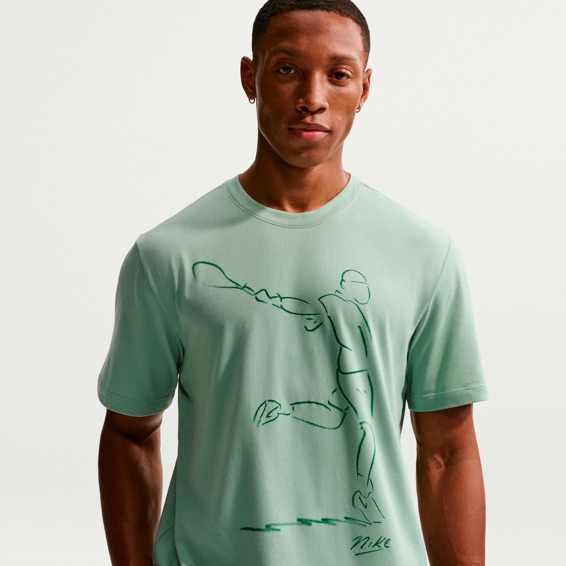 Nike Court Dri-Fit T-shirt Hommes - blanc cassé