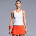 Team Tanktop Dames - wit, rood