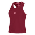 Freeze Out Racerback Printed  Tanktop Dames - donkerrood
