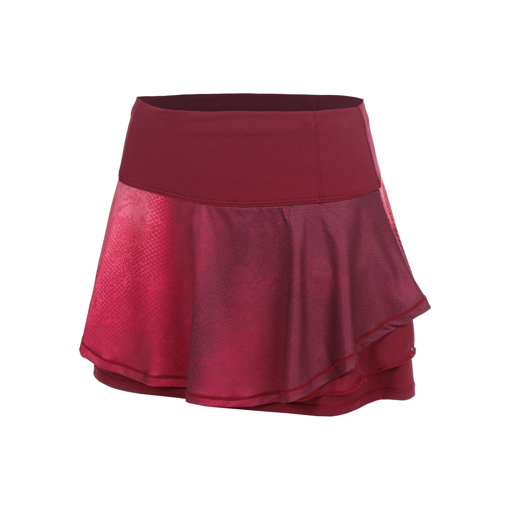 BIDI BADU Freeze Out Layering  Rok Dames - donkerrood, roze