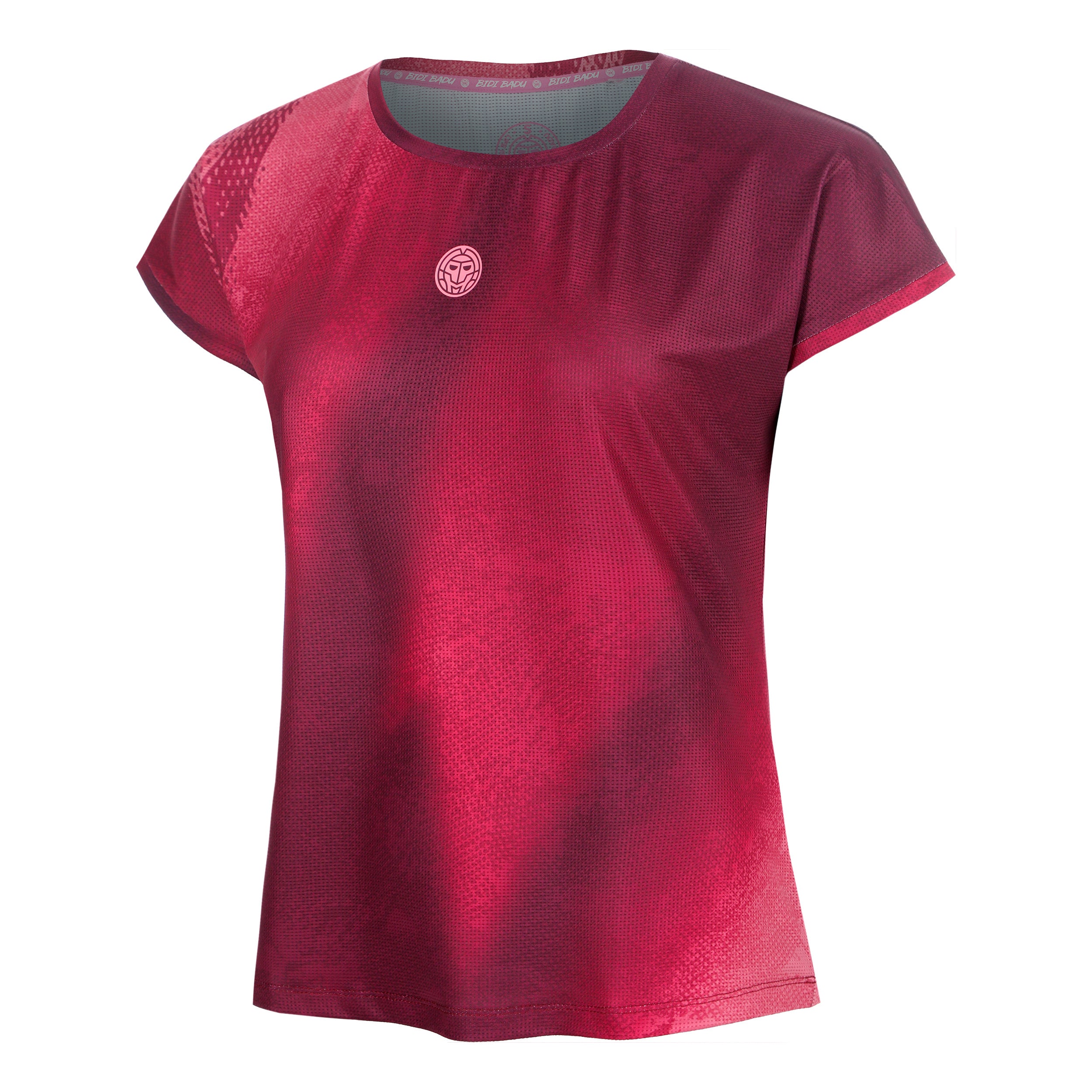BIDI BADU Freeze Out  T-shirt Dames - donkerrood, roze