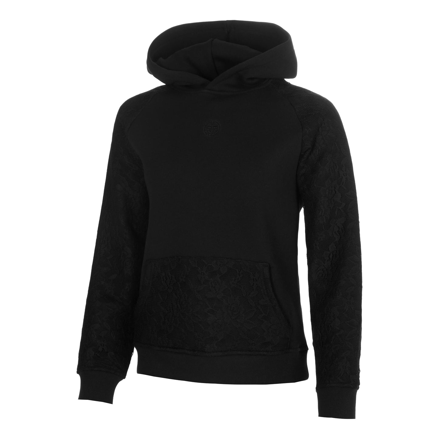 BIDI BADU Night Flash Lace Sweater met capuchon Dames - zwart