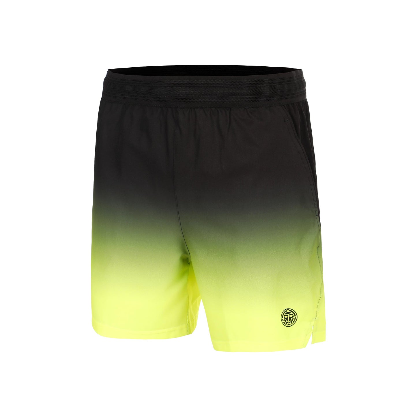 BIDI BADU Night Flash Shorts Heren - zwart, neongeel