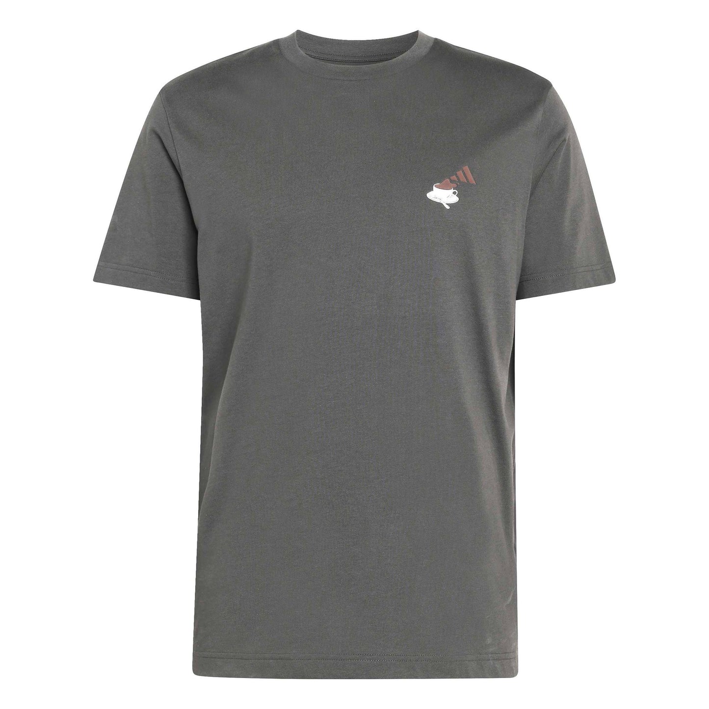 adidas Cheesecake Graphic T-shirt Hommes - gris foncé, blanc