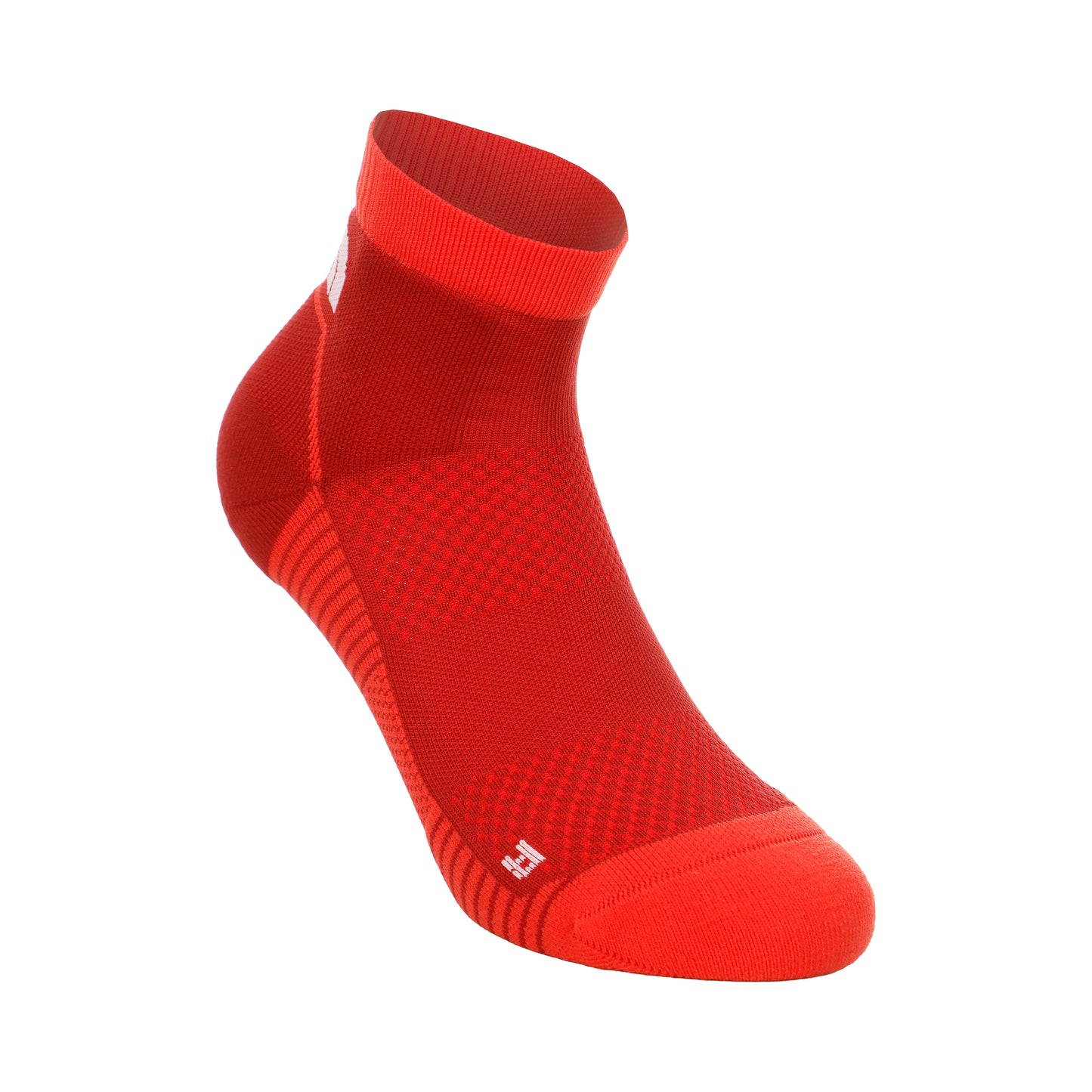The North Face Trail Run Quarter Chaussettes de running Unisex - rouge foncé, rouge