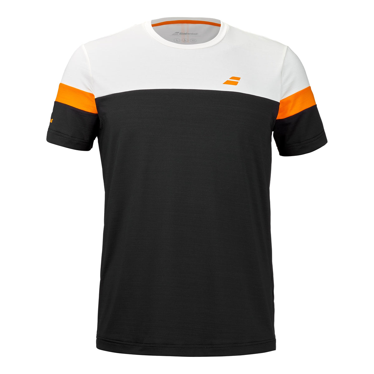 Babolat Performance Crew Neck T-shirt Hommes - noir, blanc