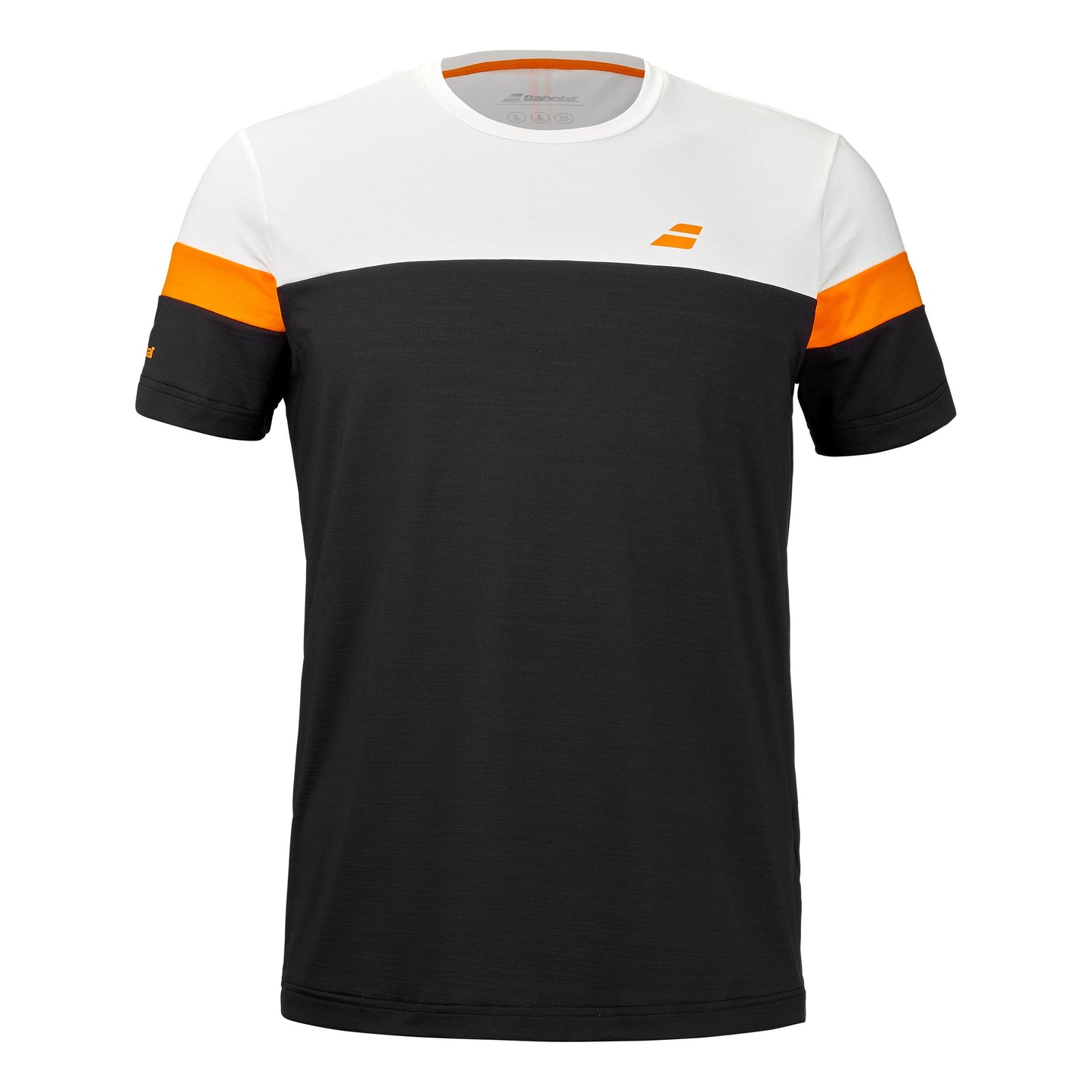 Babolat Performance Crew Neck T-shirt Hommes - noir, blanc