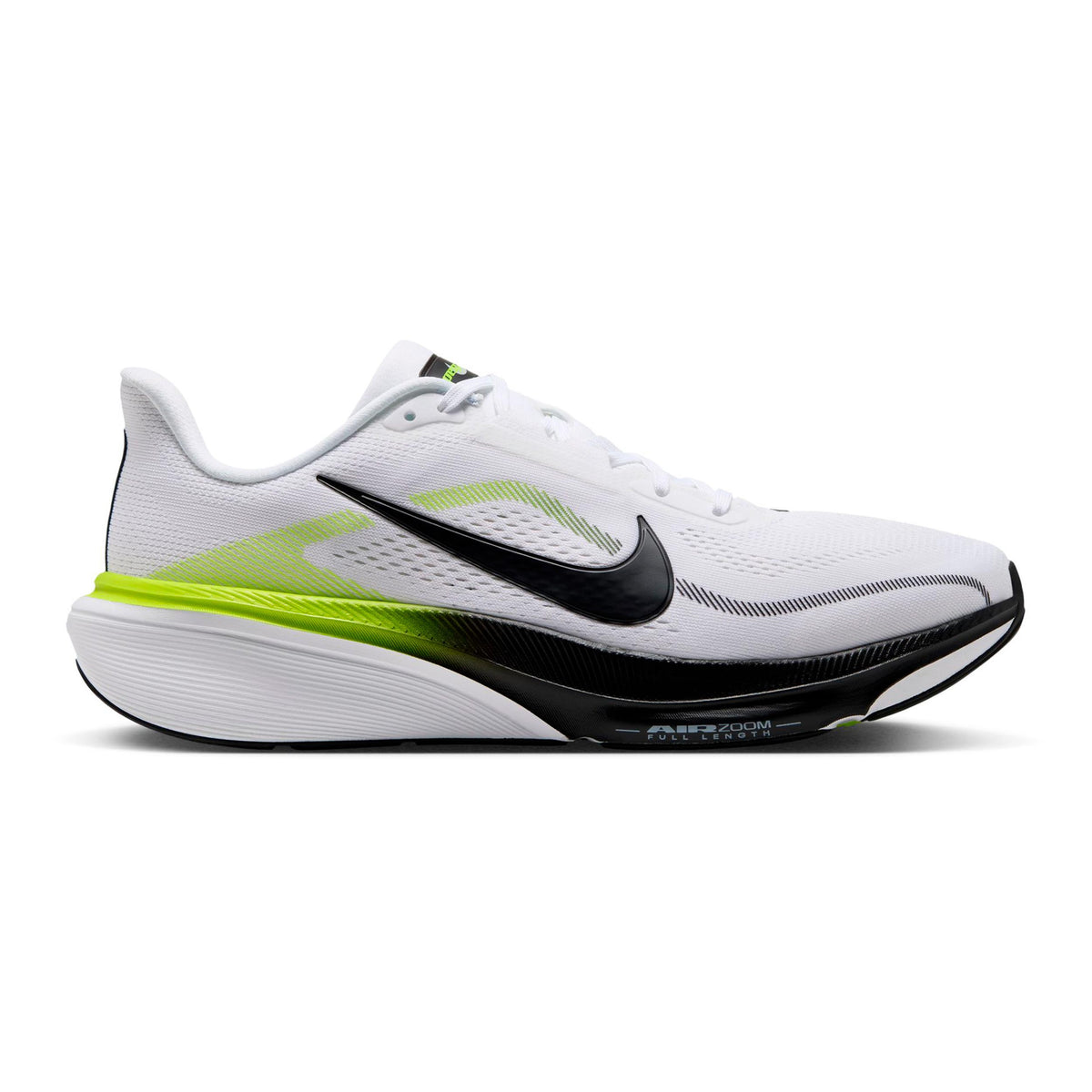 Nike Pegasus 42 Neutrale schoen Heren - wit, citroengeel