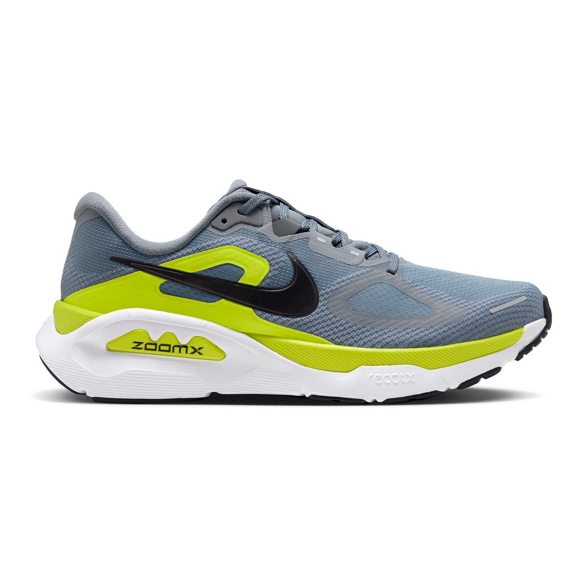 Nike Structure Plus Stabiliteitsschoen Heren - grijs, citroengeel