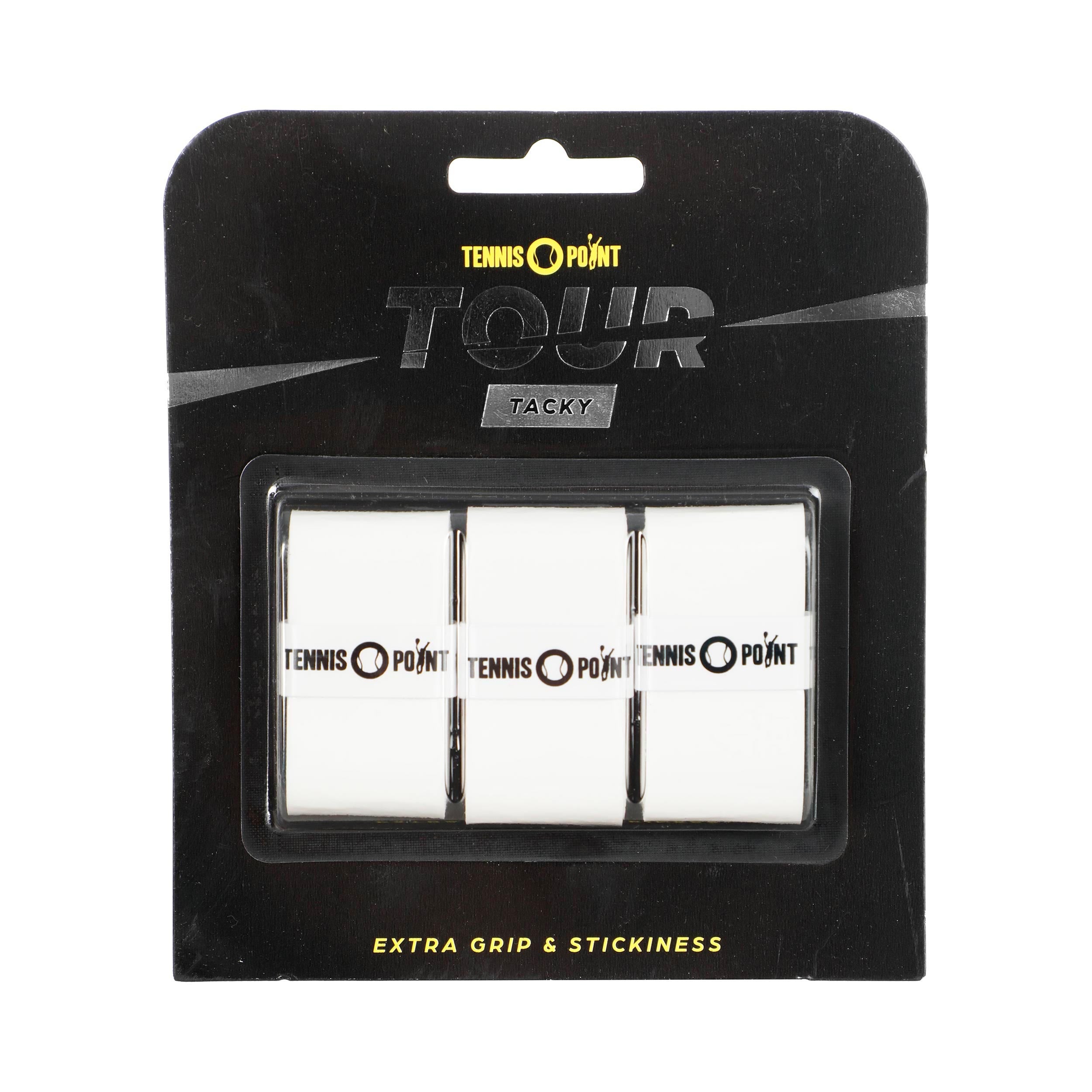 Tennis-Point Tour Tacky Verpakking 3 stuks - wit