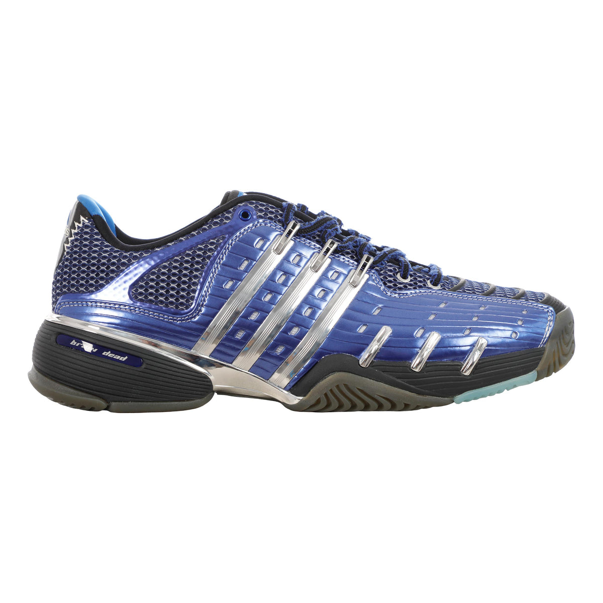 adidas Barricade V Brain Allcourt schoen Heren - donkerblauw