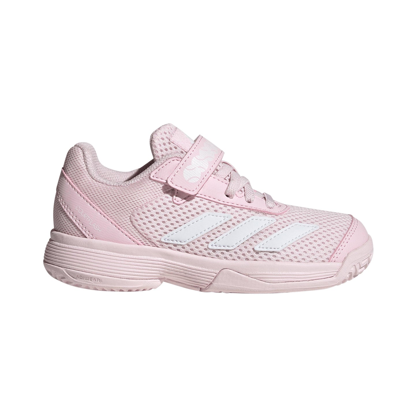 adidas Courtflash Chaussures toutes surfaces Enfants - rose pastel, blanc