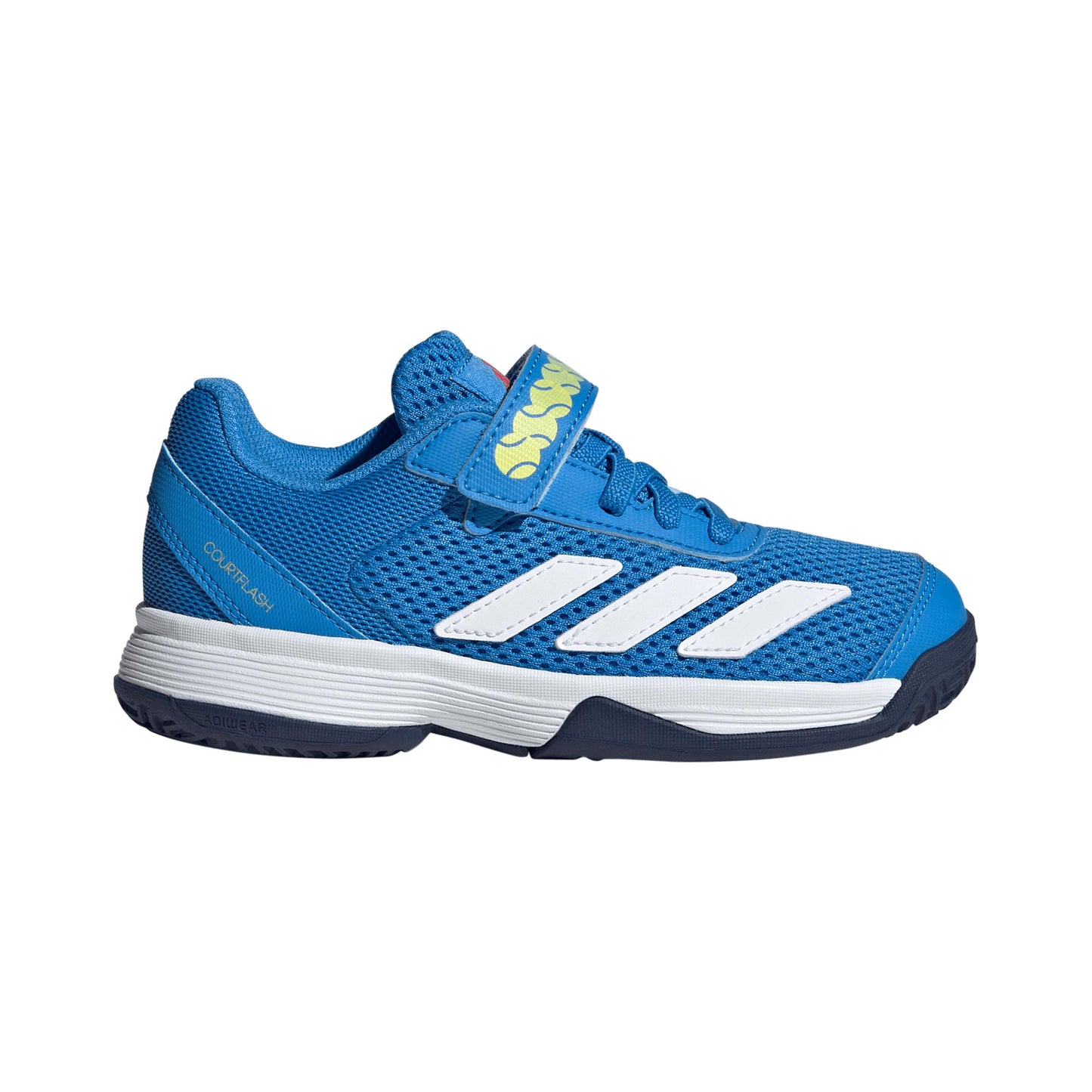 adidas Courtflash Chaussures toutes surfaces Enfants - bleu, blanc