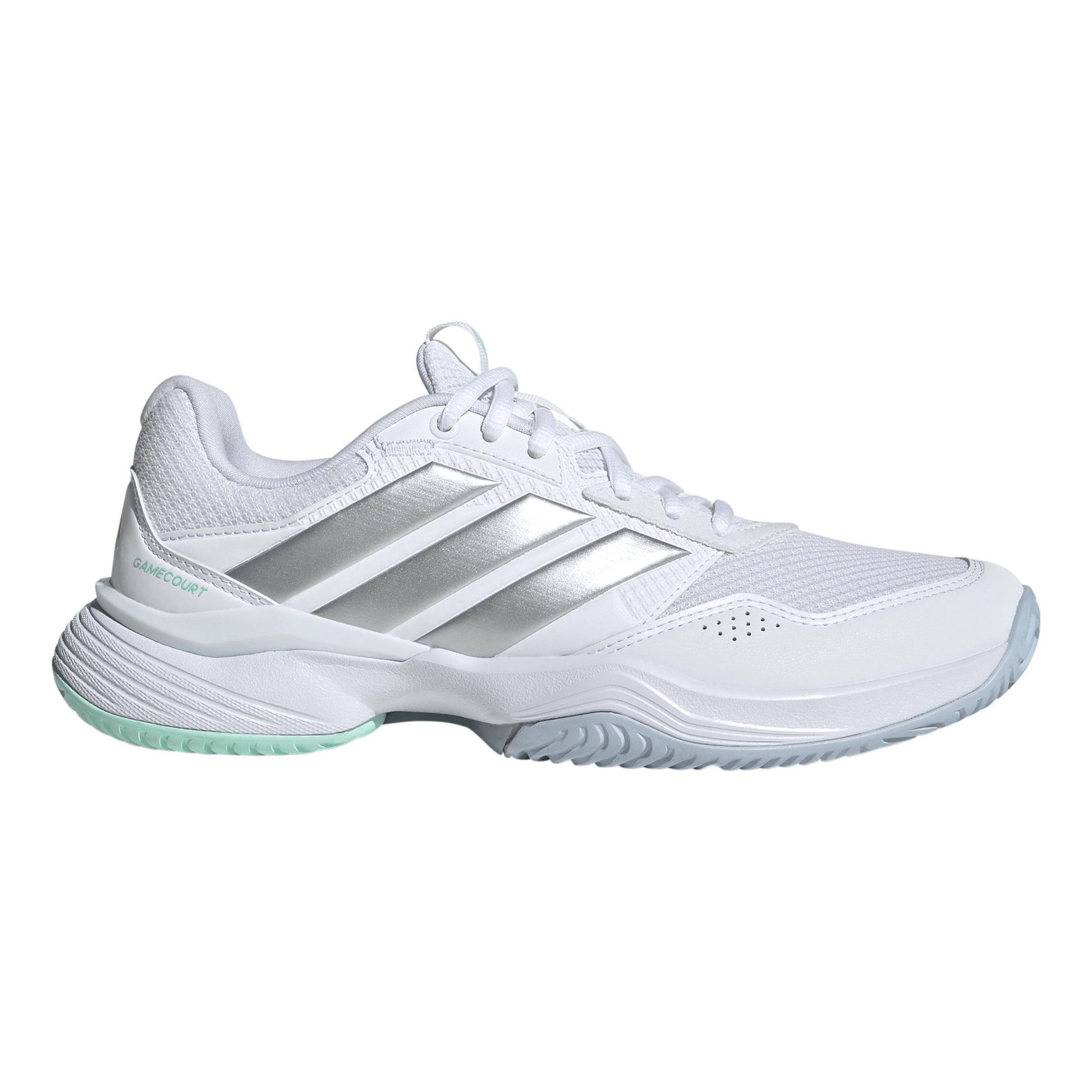 adidas GameCourt 3 Allcourt schoen Dames - wit, zilver