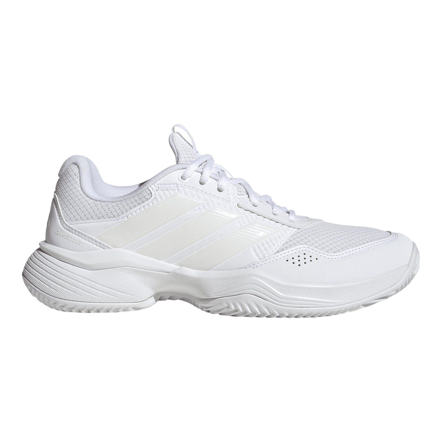 adidas GameCourt 3 Gravelschoen Dames - wit, crème