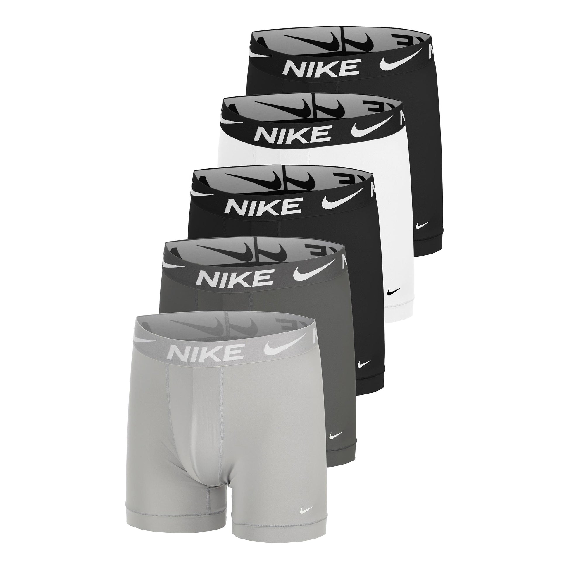 Nike Essential Cotton Stretch Trunk Boxershort Verpakking 3 stuks Heren - lichtgrijs