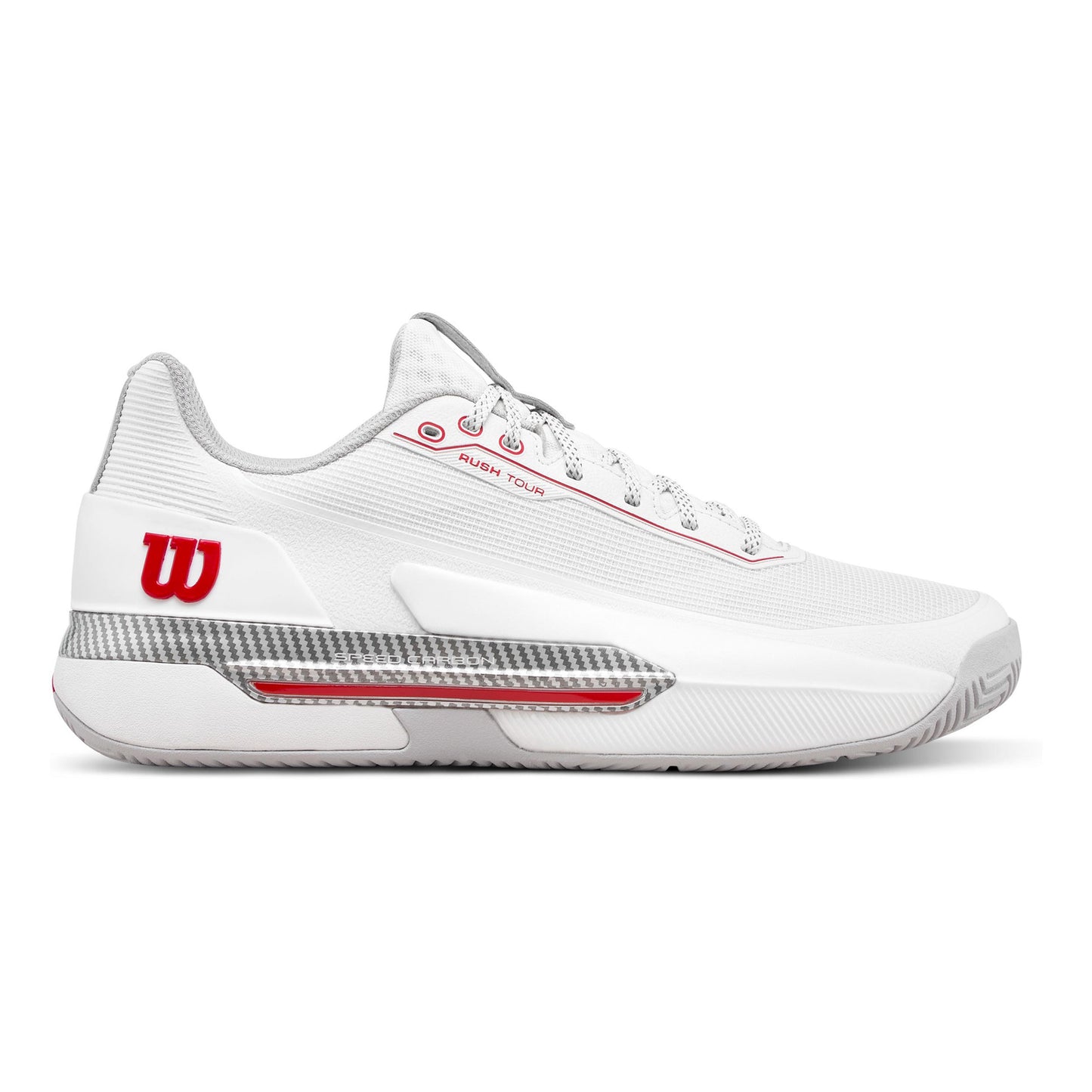 Wilson Rush Tour 5 CTC Allcourt schoen Heren - wit, rood
