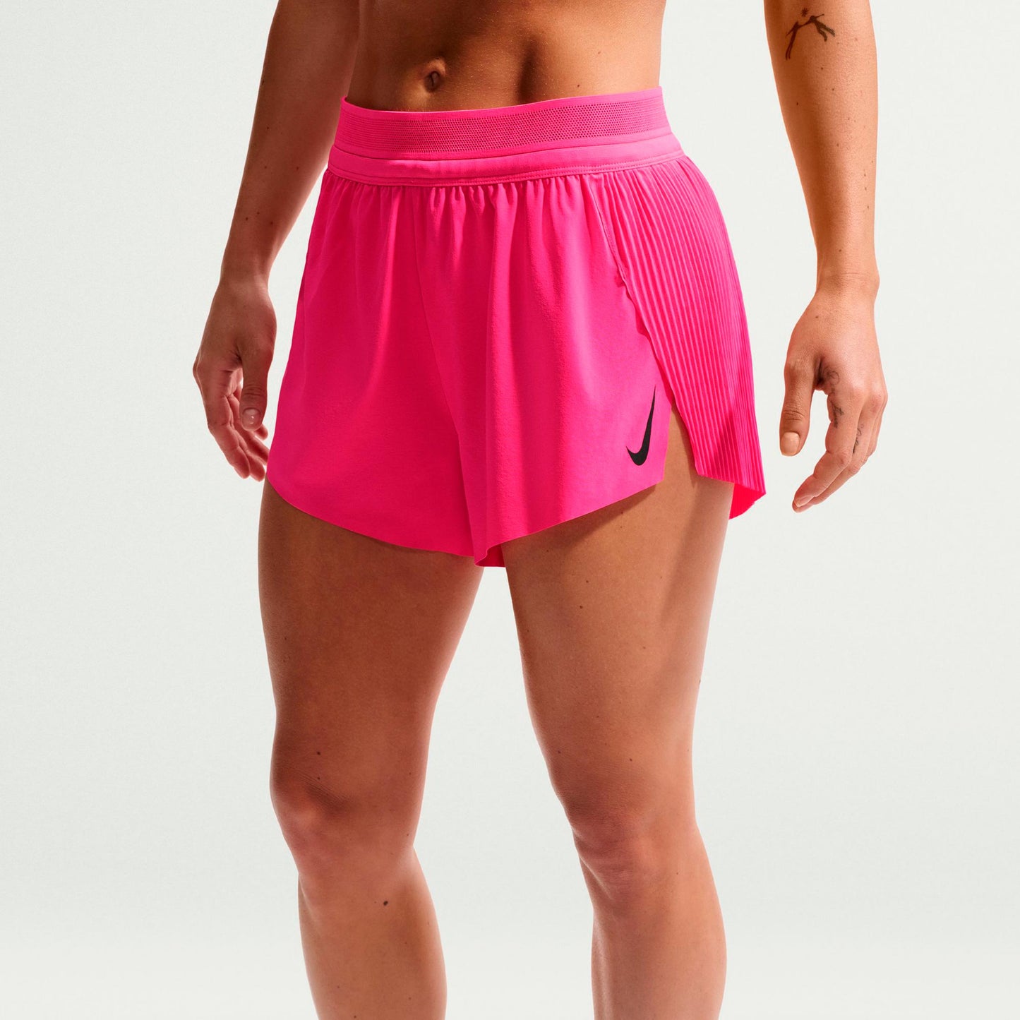 Nike AeroSwift  Hardloopshorts Dames - roze, zwart