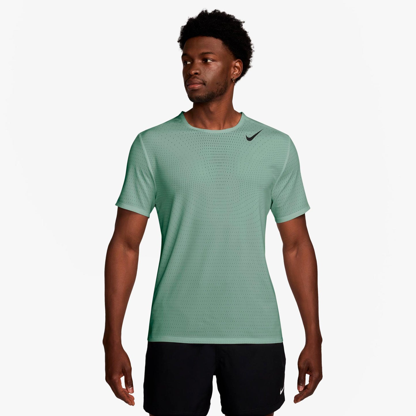 Nike Aeroswift Maillot de course Hommes - vert olive, noir