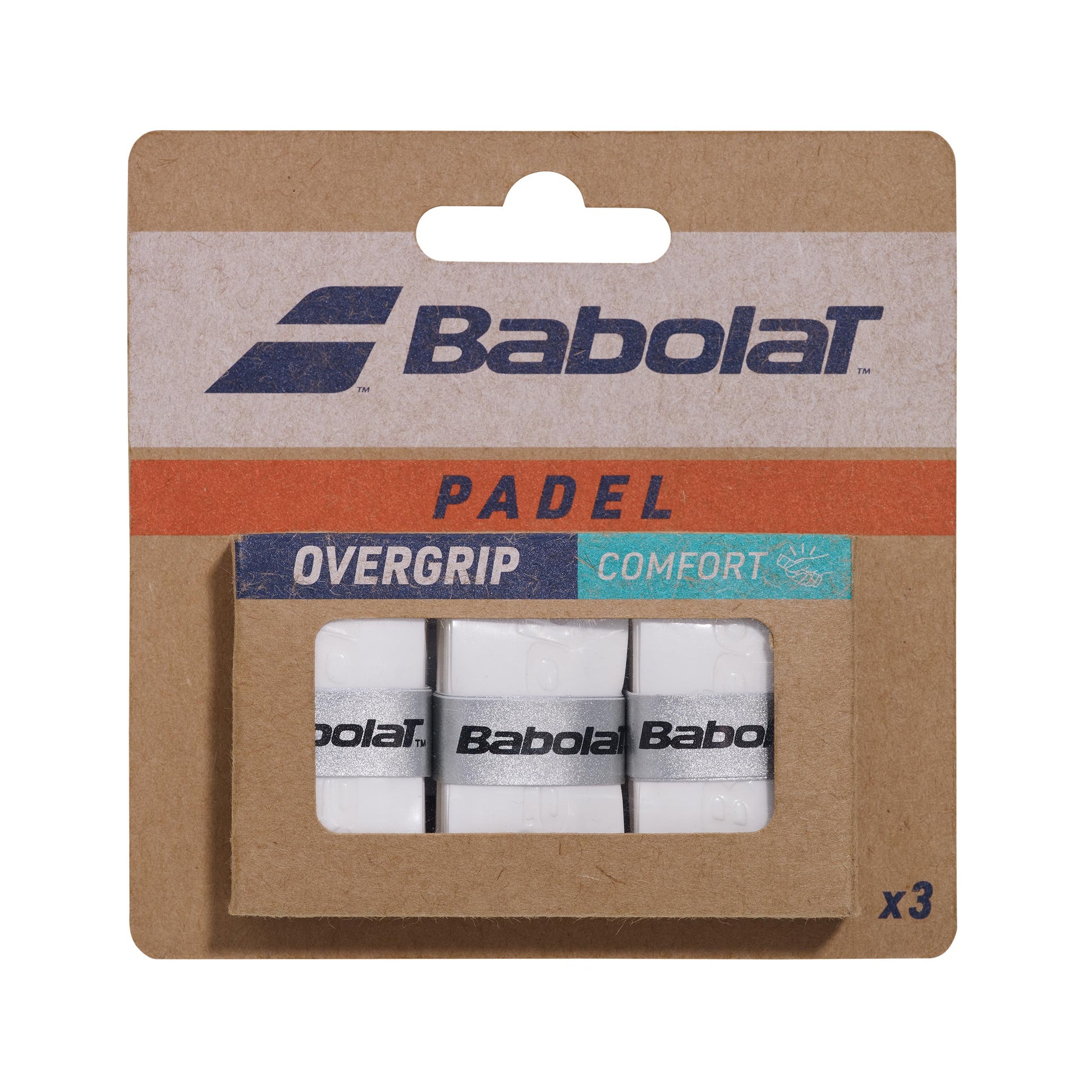 Babolat Comfort Padel X3 Surgrip de padel - blanc