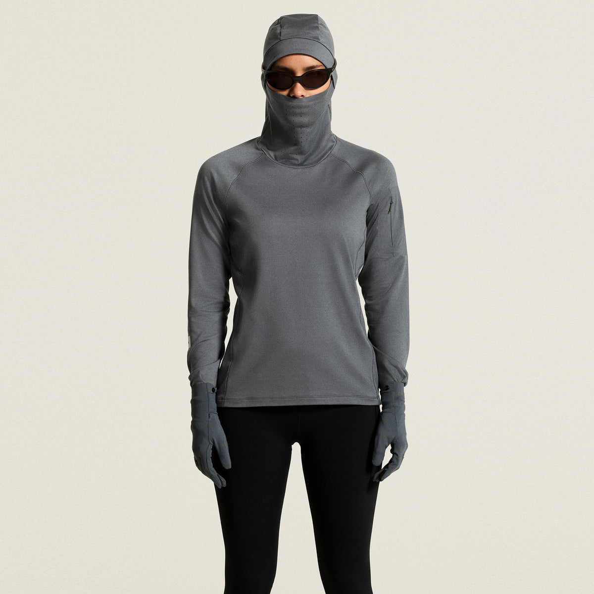 Craft SubZ Thermal Hardloopshirt Dames - antraciet