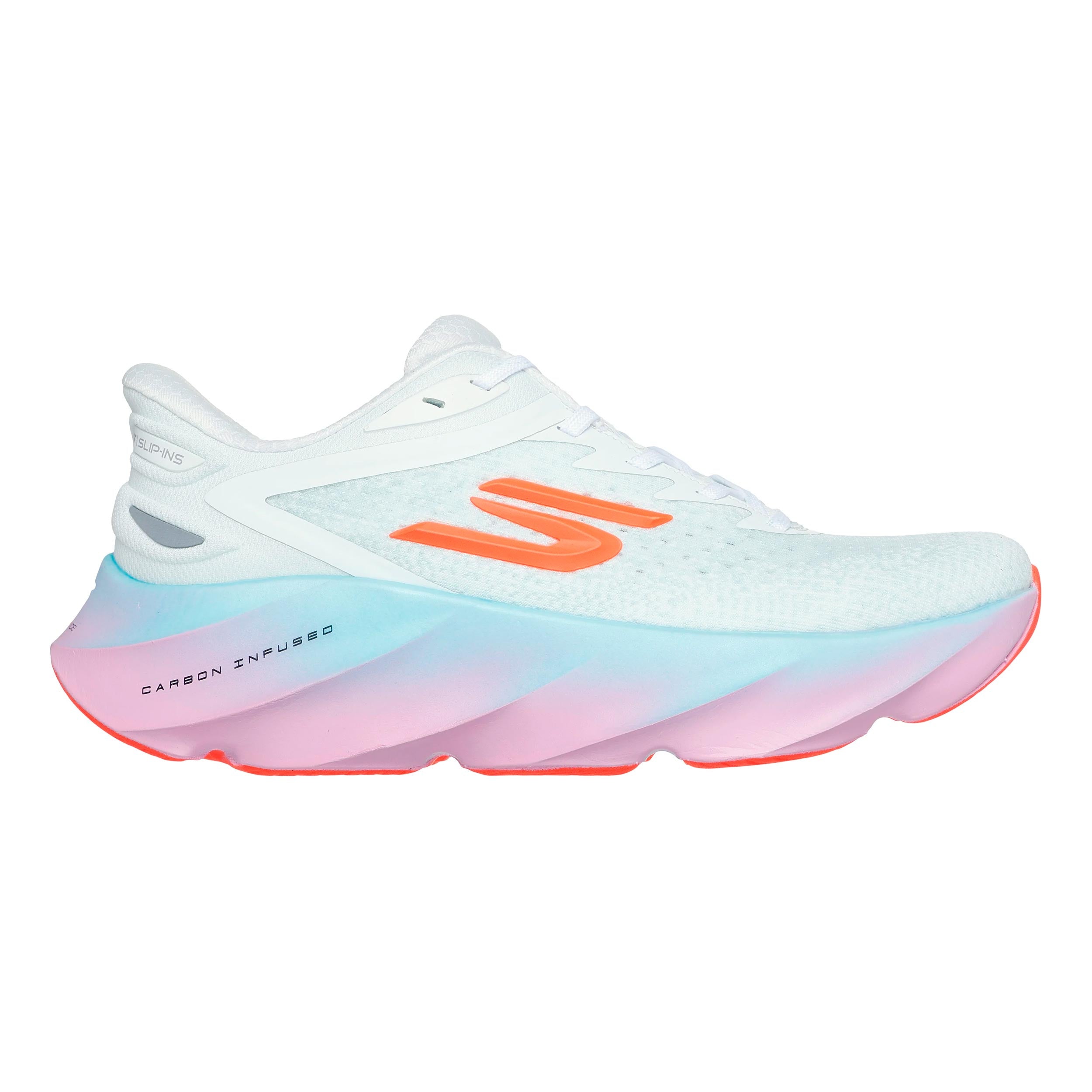 Skechers SKX Aero Burst Slip-In Chaussure de running sans stabilisateurs Femmes - blanc, jaune lemon