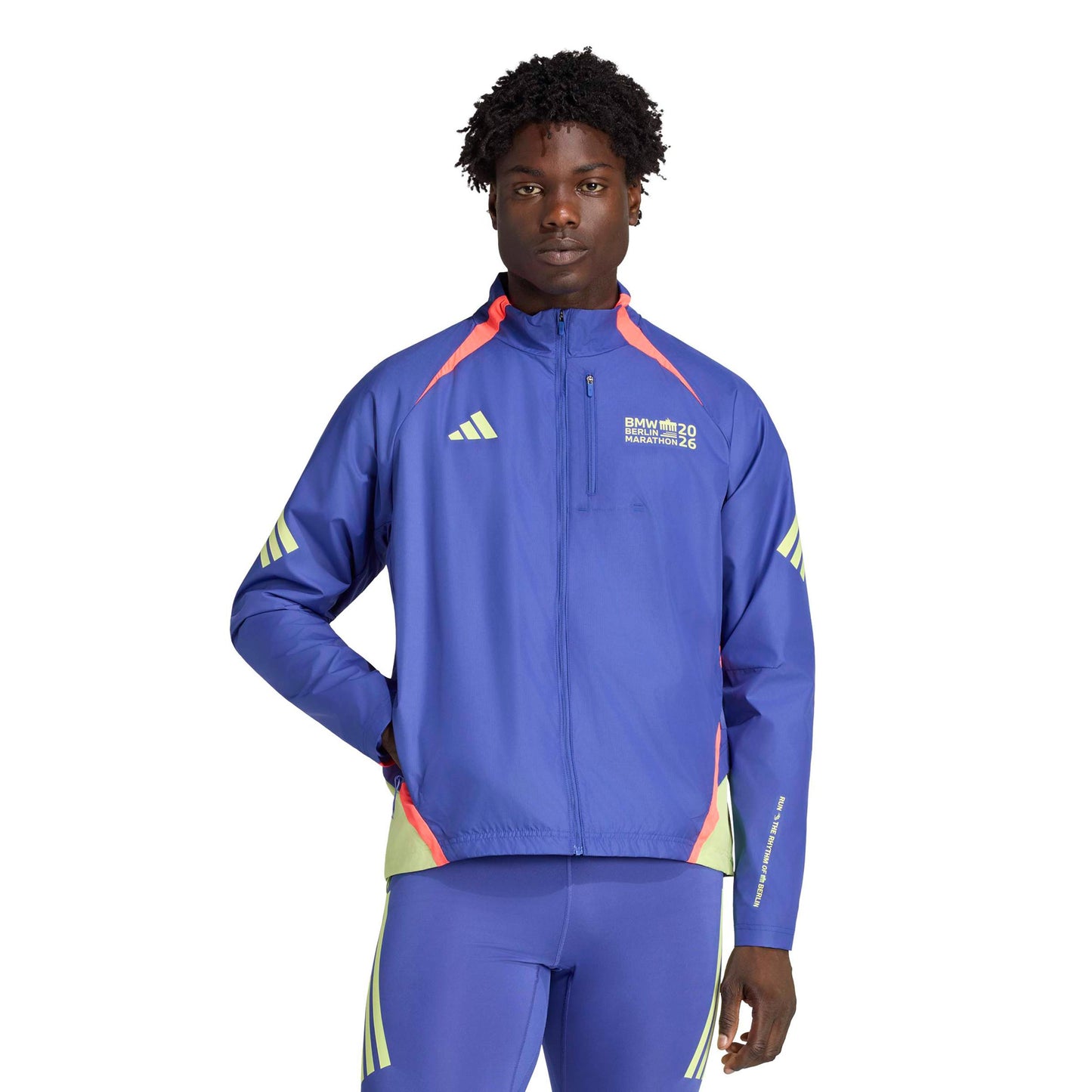 adidas BMW Berlin Hardloopjas Heren - blauw, geel