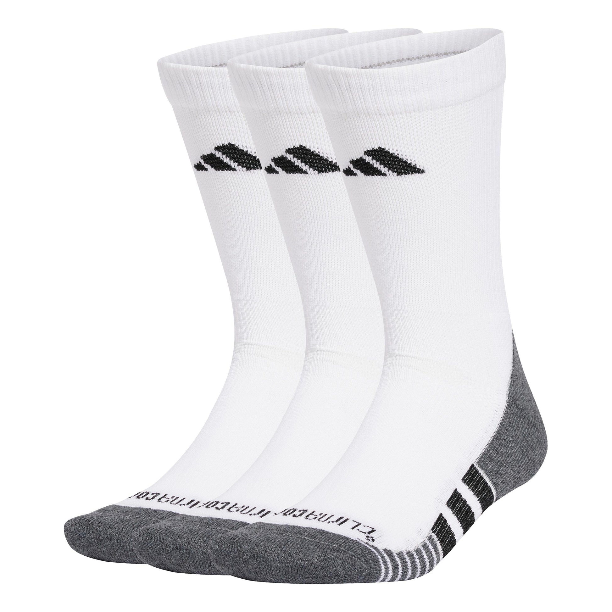 adidas Performance Cushioned Crew Hardloopsokken Unisex - wit, zwart