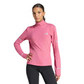 adi365 Warm Maillot de course Femmes - rouge vin