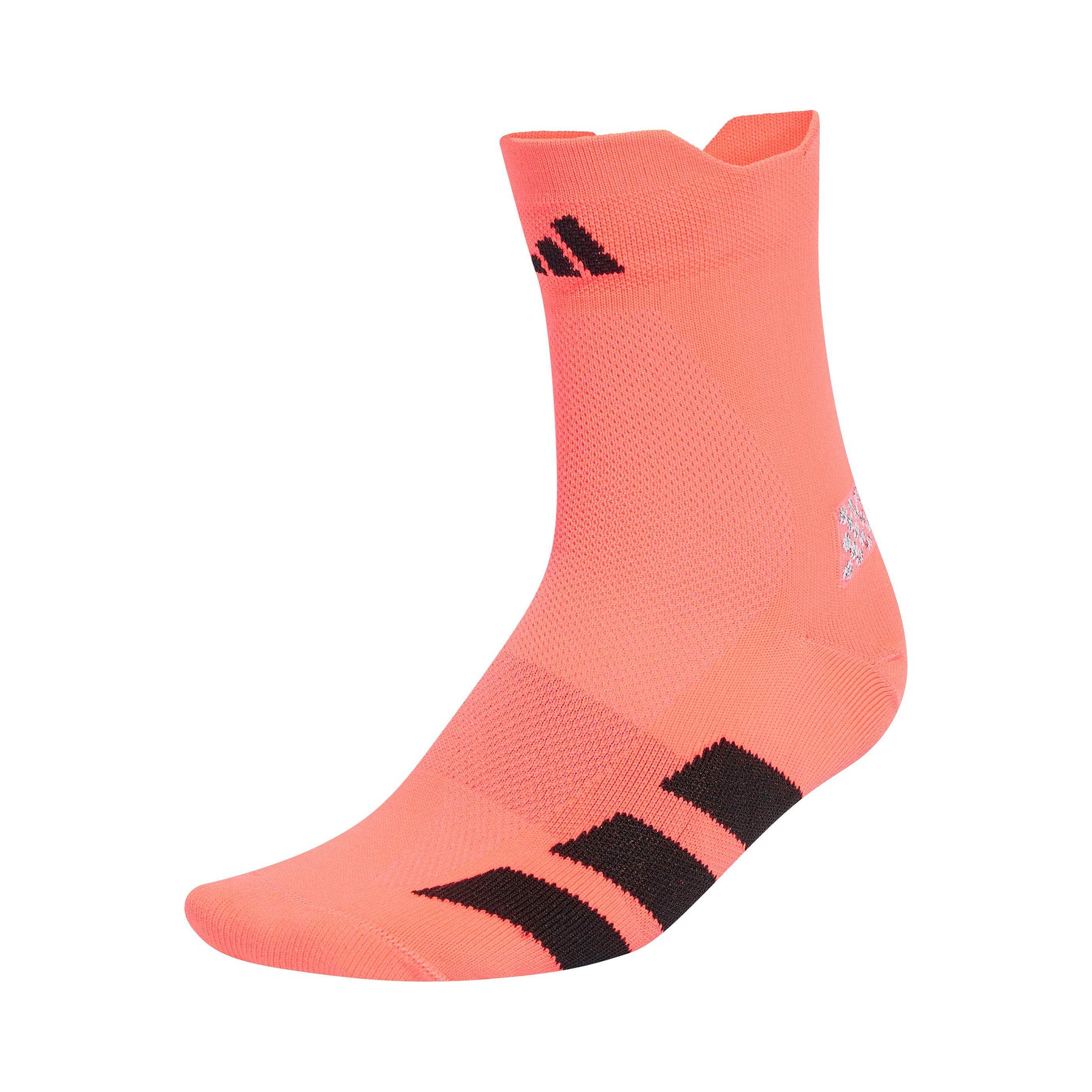 adidas adizero Quarter Hardloopsokken Unisex - koraal, zwart