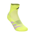 adizero Quarter Hardloopsokken Unisex - geel, lila