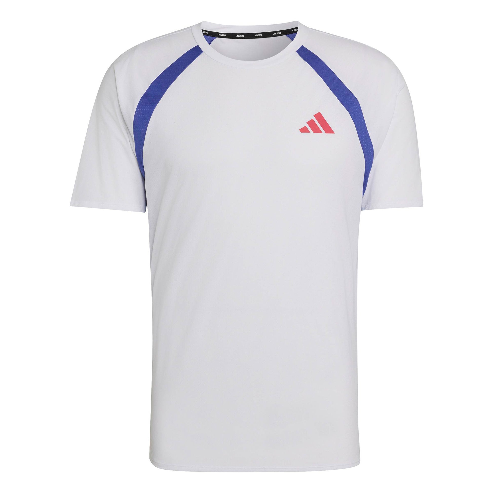 adidas adizero Archive Hardloopshirt Heren - wit, blauw