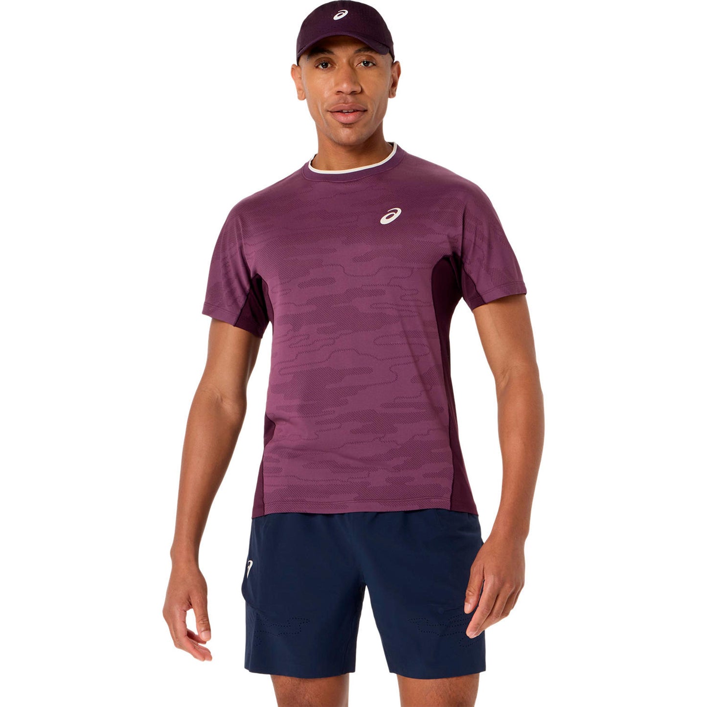 ASICS Match T-shirt Hommes - rouge vin