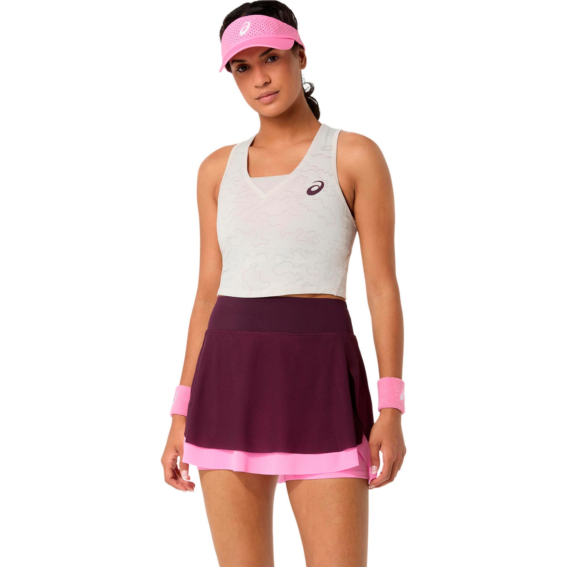 ASICS Match Jacquard Tanktop Dames - beige