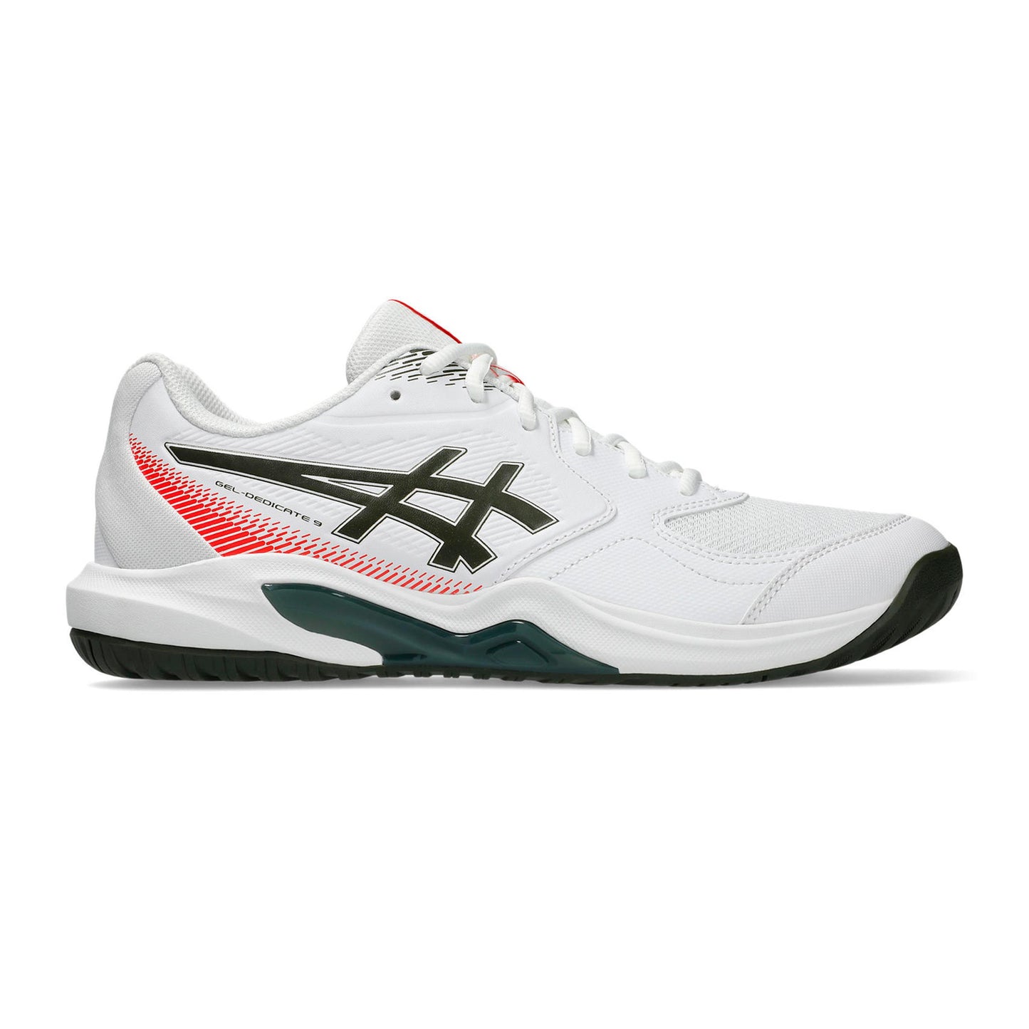 ASICS Gel-Dedicate 9 Chaussures toutes surfaces Hommes - blanc, bleu petrol