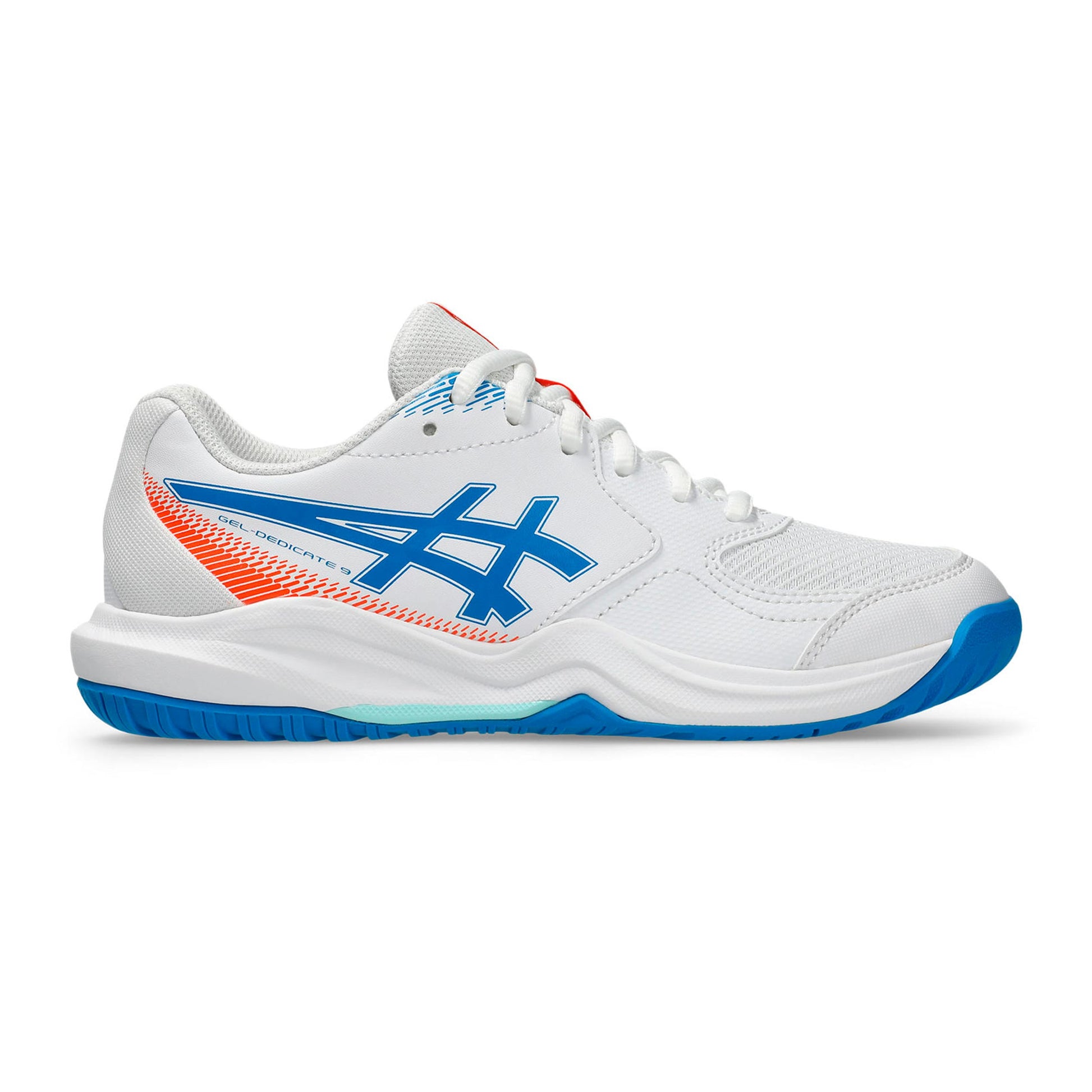 ASICS Gel-Dedicate 9 GS Allcourt schoen Kinderen - wit, blauw