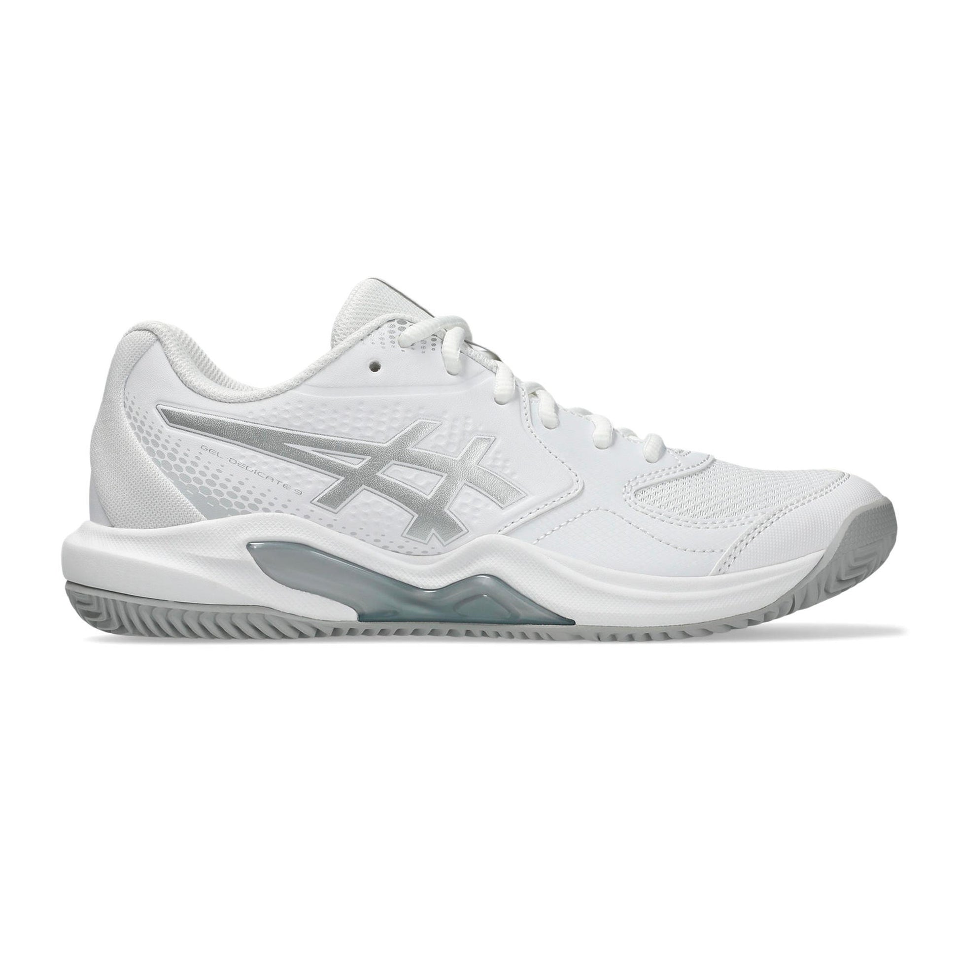 ASICS Gel-Dedicate 9 Chaussures padel Femmes - blanc, argent