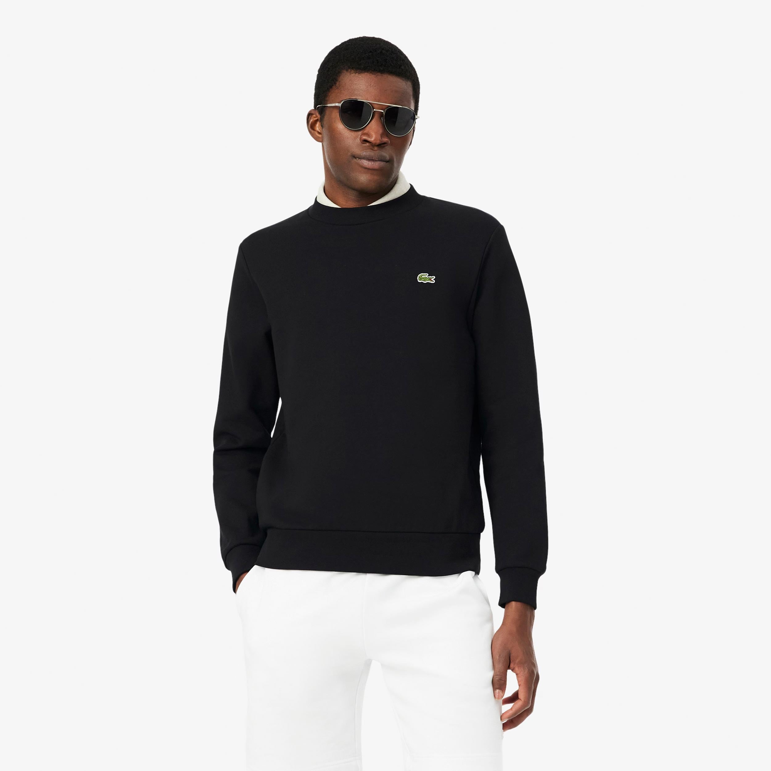 Lacoste Sweat-shirt Hommes - noir