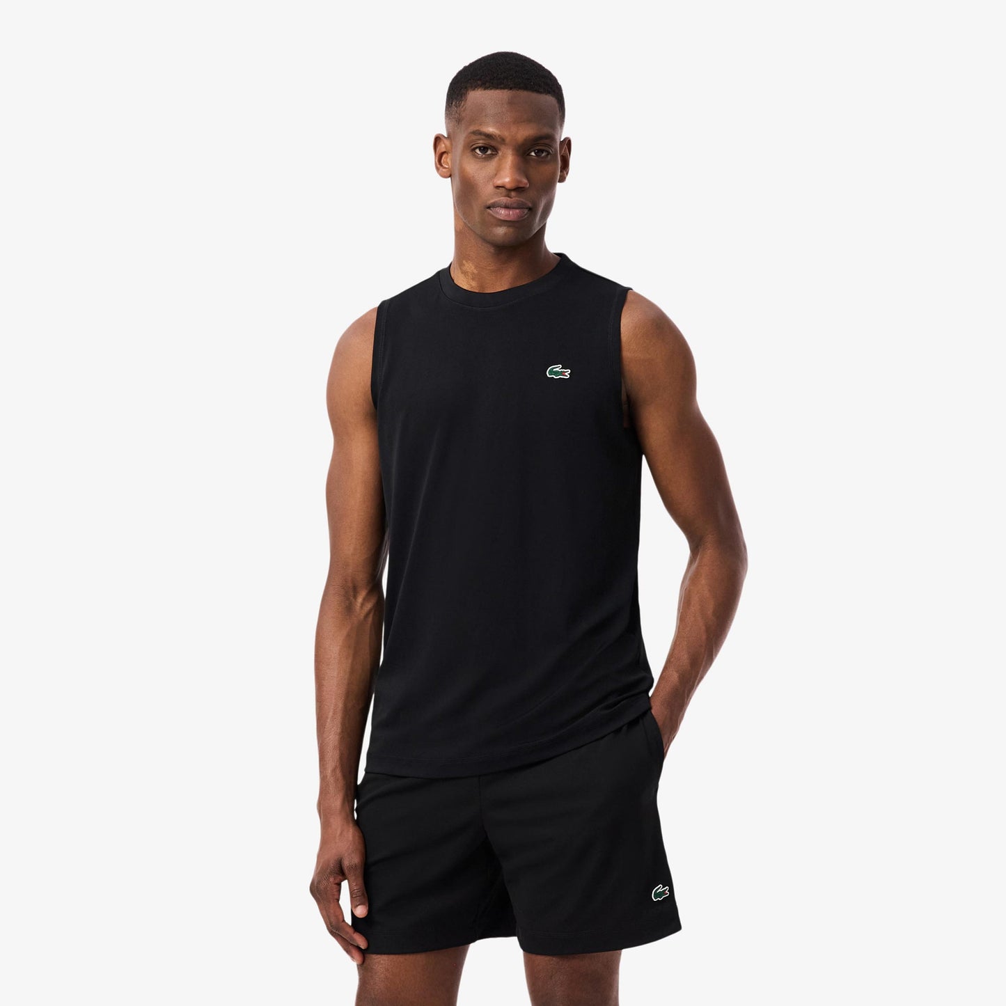 Lacoste Tanktop Heren - zwart