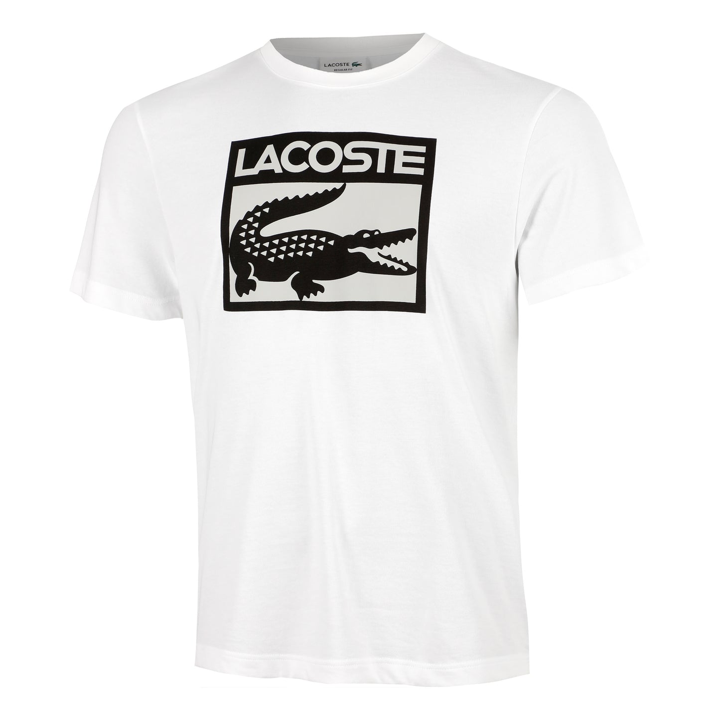 Lacoste T-shirt Hommes - blanc, noir
